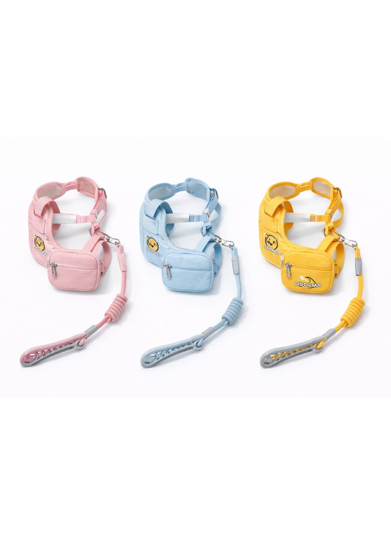 Cat & Dog Harness and Leash Set with Pouch, Small Breed 2-4kg, Available in 3 Colors - Image 2